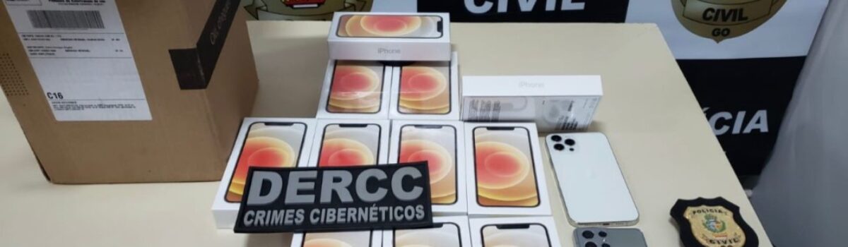 DERCC prende dois homens por receptação de smartphones comprados com dinheiro de golpes