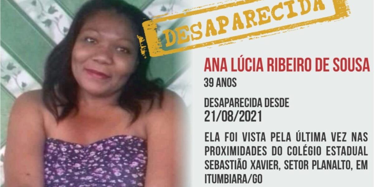 GIH de Itumbiara busca por mulher desaparecida