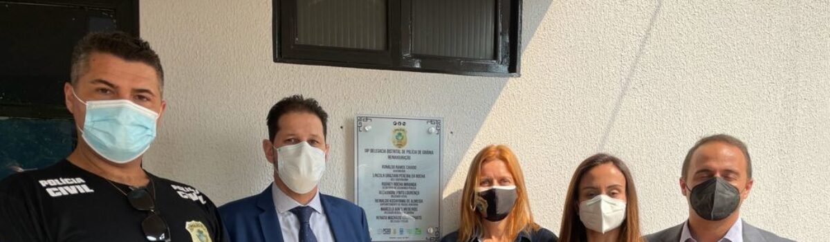 Revitalização do 18º DP é entregue em Goiânia