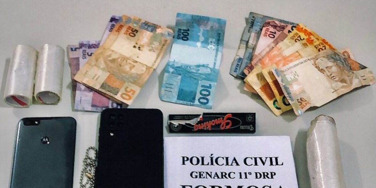 Primos são presos em flagrante por tráfico de drogas, em Formosa