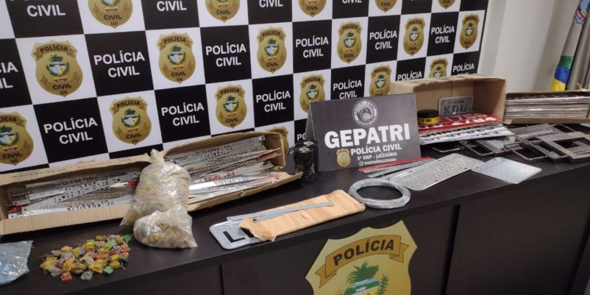 Operação Frigus Laminam: PC faz buscas em locais usados para adulteração e remarcação de placas de veículos em Luziânia