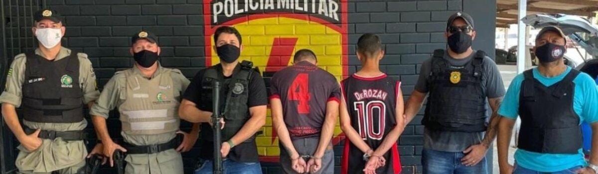 Homem é preso e menor apreendido por envolvimento em homicídio, em Caiapônia