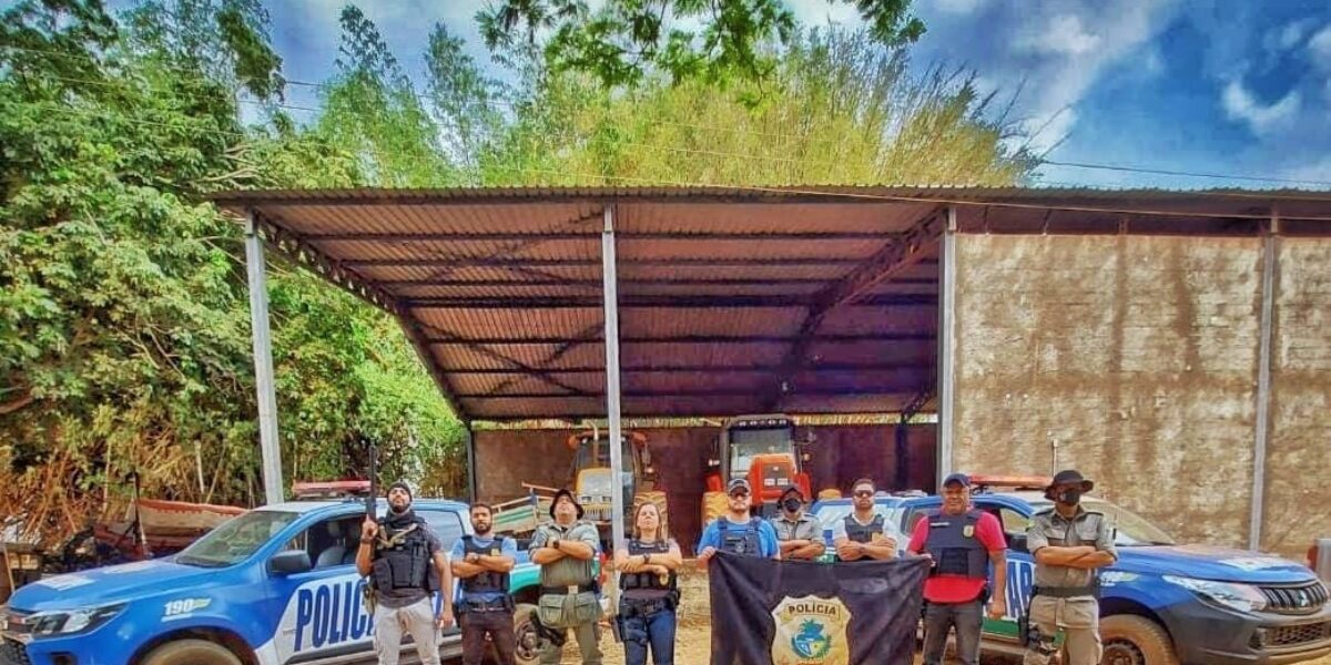 DERCR deflagra operação contra crime no campo e recupera mais de R$ 1 milhão em maquinário