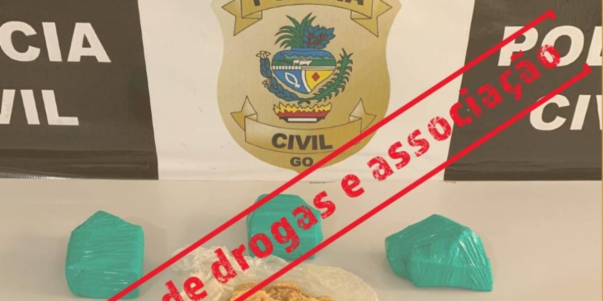 Homem é preso por tráfico de drogas, em Goiatuba