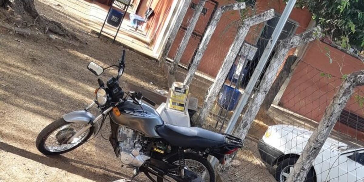 PCGO prende preventivamente suspeito de roubo de motocicleta
