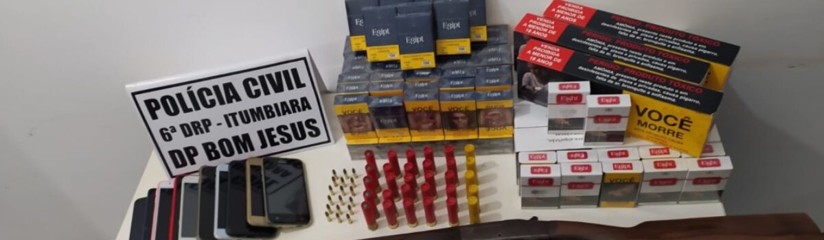 Operação Vindita: cinco são presos em Bom Jesus de Goiás