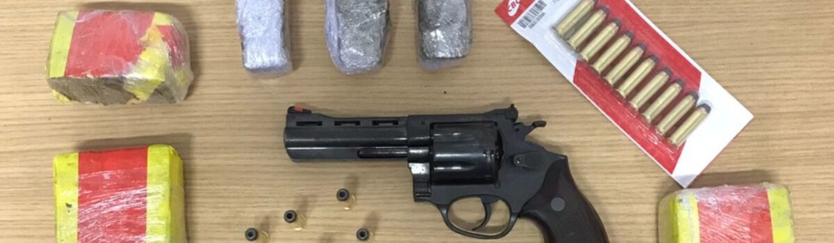 Dois homens são presos pela PC por tráfico de drogas e posse de armas em Goiânia