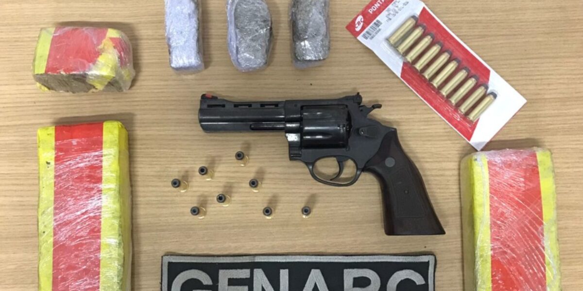 Dois homens são presos pela PC por tráfico de drogas e posse de armas em Goiânia