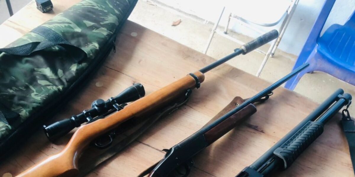 Polícia Civil apreende armas em assentamento rural; investigação apura corrupção passiva na SMT de Formosa