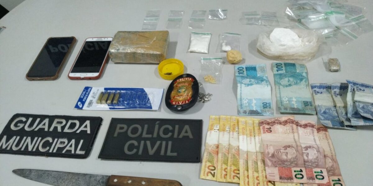 Dupla é presa por tráfico de drogas em Cristalina