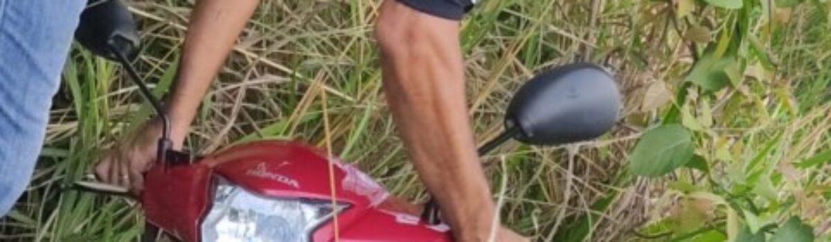 PCGO recupera motocicleta furtada em Campos Belos