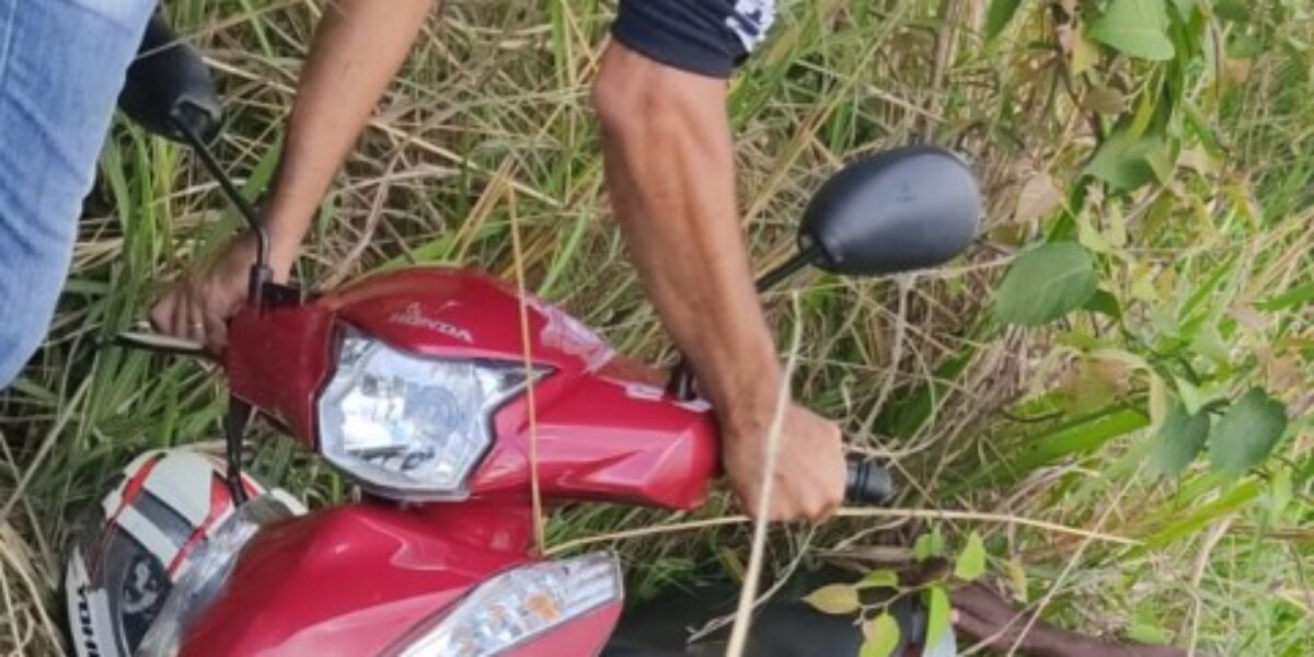 PCGO recupera motocicleta furtada em Campos Belos
