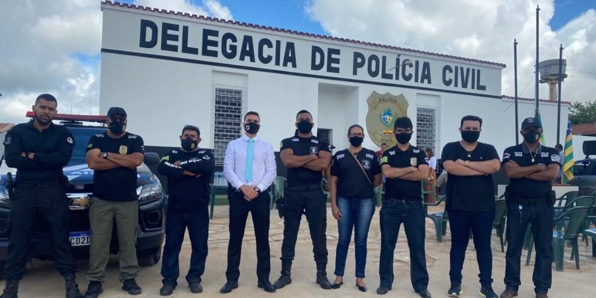 PC inaugura nova delegacia em Estrela do Norte