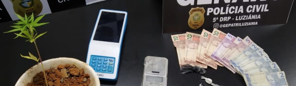 Polícia Civil faz buscas e encontra drogas em distribuidora em Valparaíso