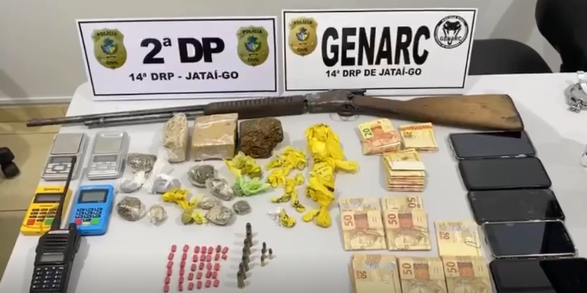 PCGO fecha mais pontos de venda de drogas em Jataí