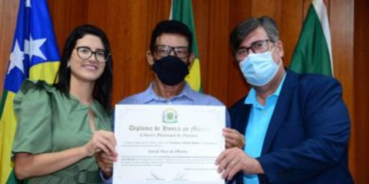 Mestre Emival recebe homenagem da Câmara Municipal de Goiânia