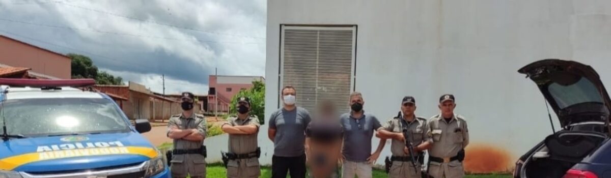 PC e PM prendem investigado por furtos, roubos e ameaças em Barro Alto