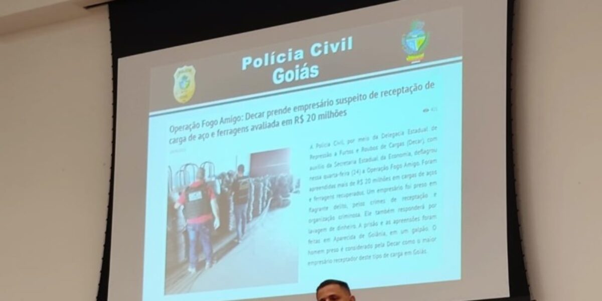 PCGO participa de reunião em comitê nacional de repressão à subtração de cargas
