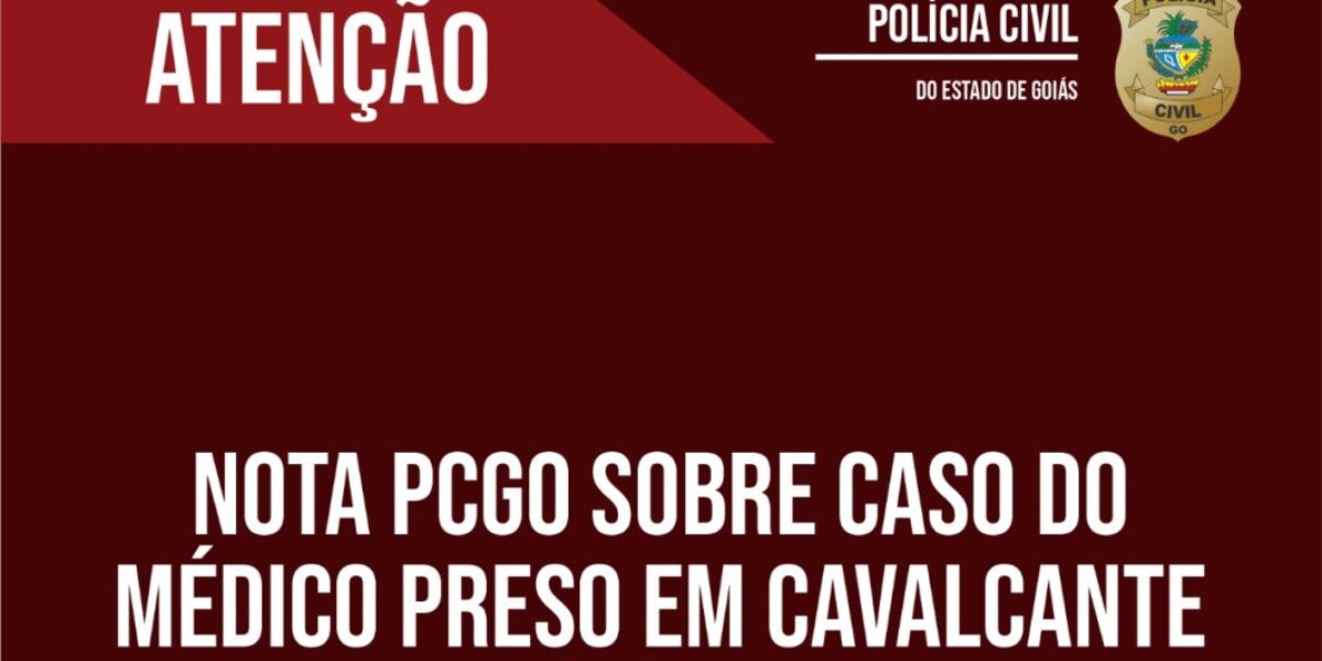 NOTA – Caso médico em Cavalcante