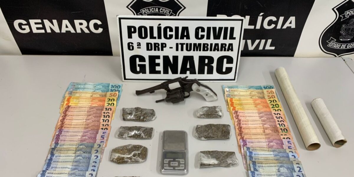 Homem é preso por tráfico de drogas, em Itumbiara