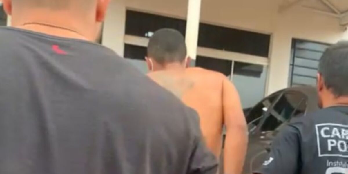 Autor de homicídio é preso em flagrante, em Águas Lindas