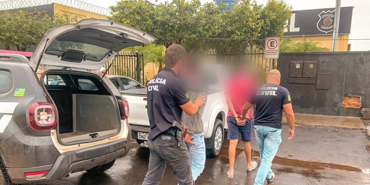 Operação Inceptor prende três jovens por tráfico de drogas em Goiatuba