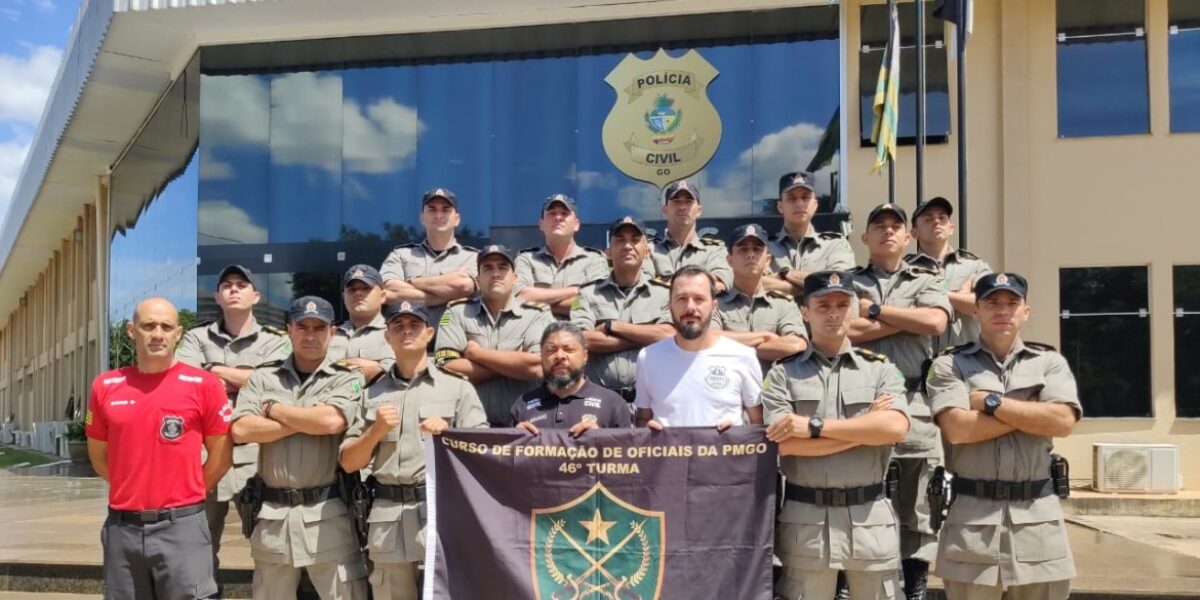 A ESPC recebe visita da turma de Cadetes do Curso de Formação de Oficiais da PMGO