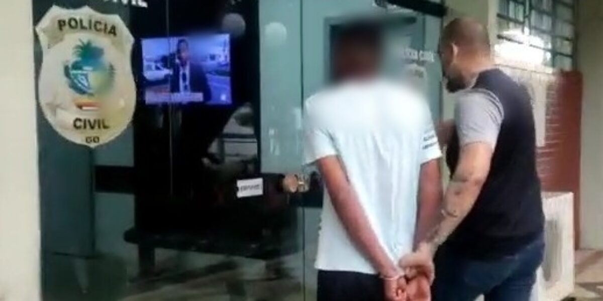 Autor de homicídio é preso apenas 8h após crime, em Goiânia
