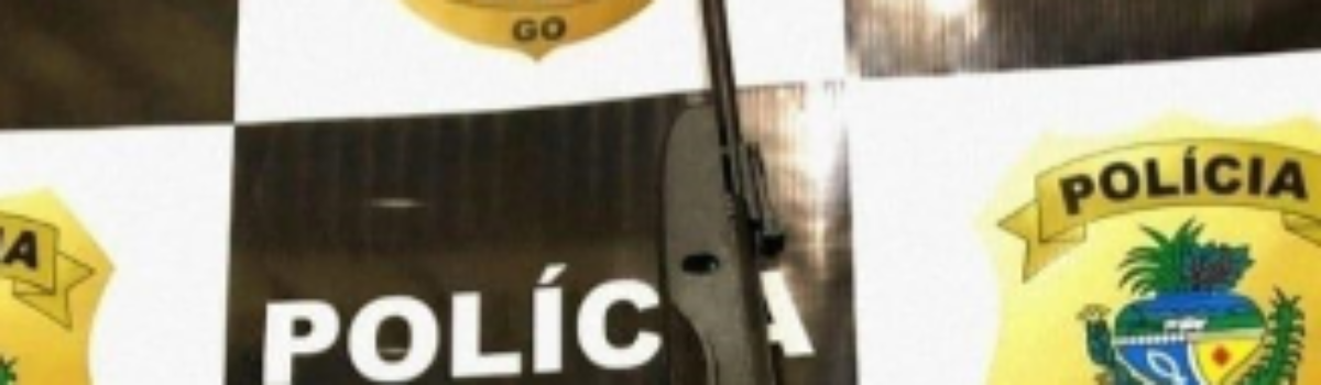 Autor de agressão a companheira é preso em Crixás por posse ilegal de arma