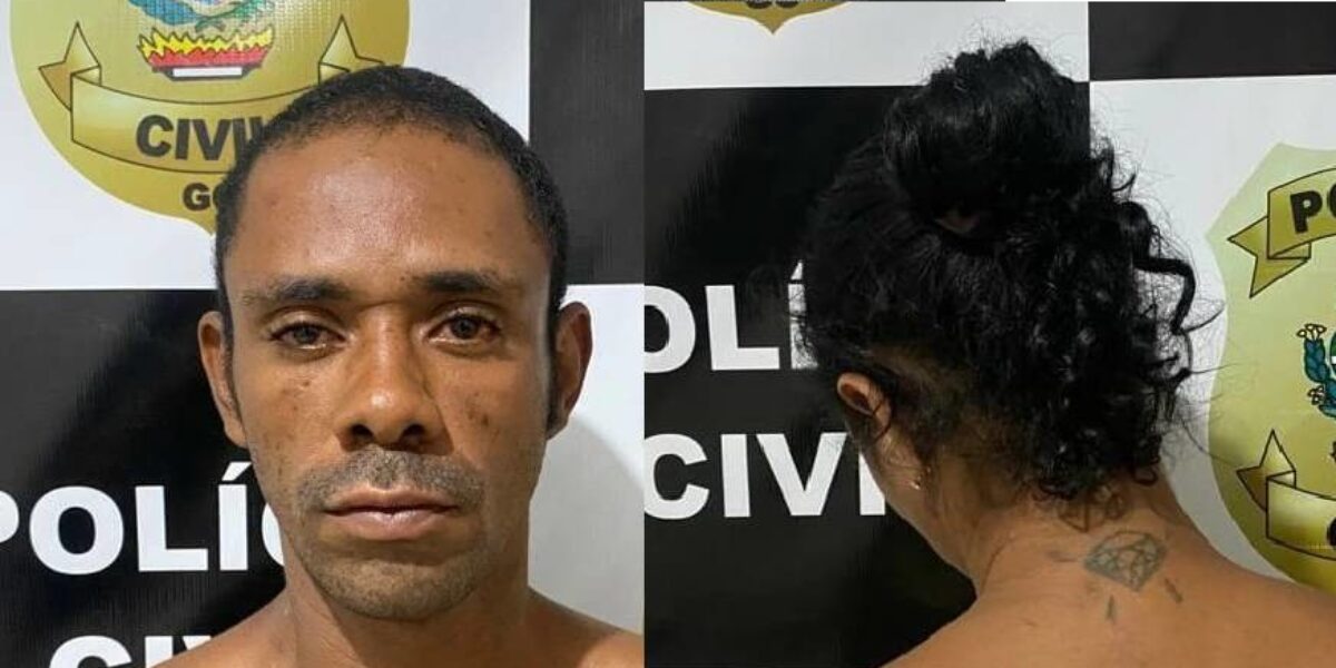 Casal suspeito de roubo com uso de violência é preso em Uruaçu