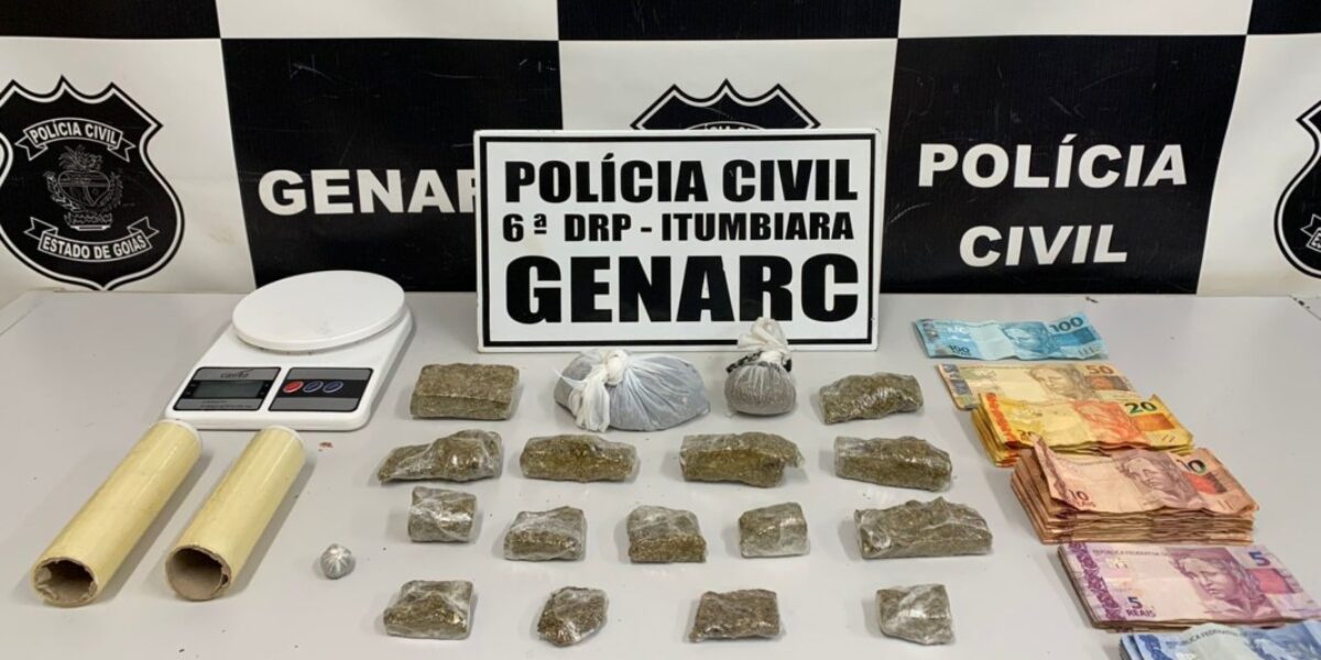 Mulher é presa em flagrante por tráfico de drogas