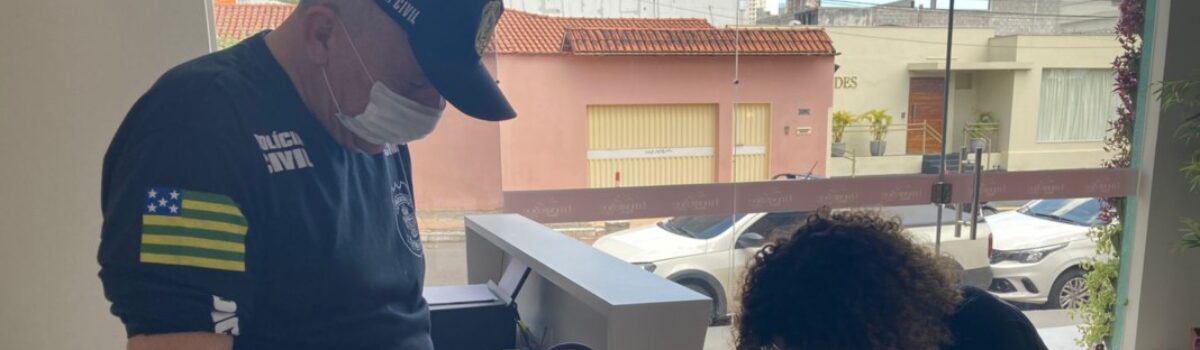 Equipamento apropriado por locatária é restituído à vítima, em Goiânia