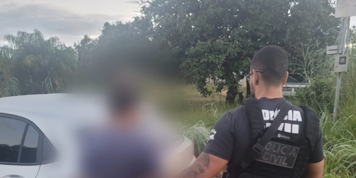 Polícia Civil prende tio suspeito de estuprar sobrinha de 9 anos em Aragoiânia