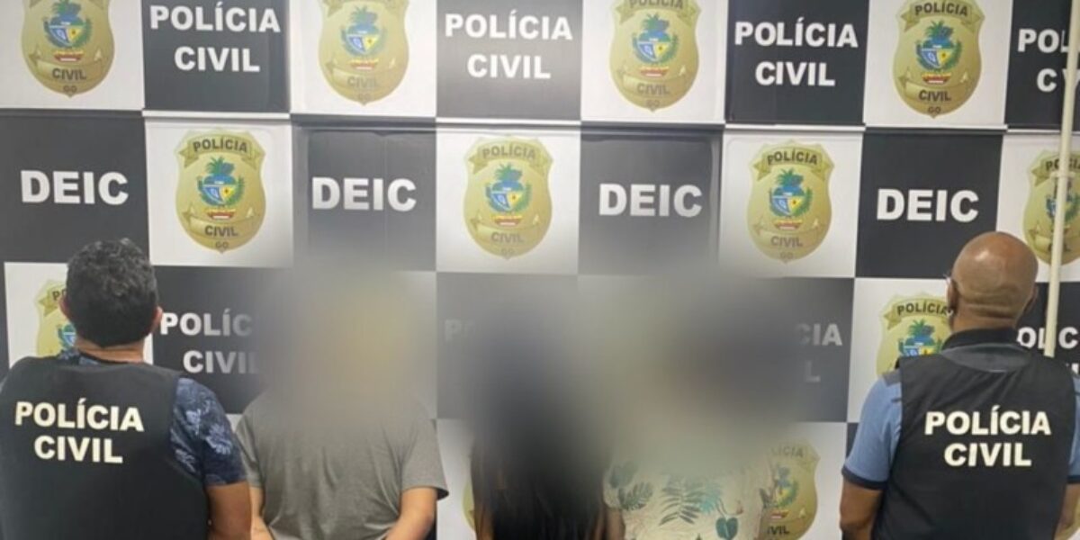 Trio é preso após estelionato por fraude eletrônica, em Goiânia