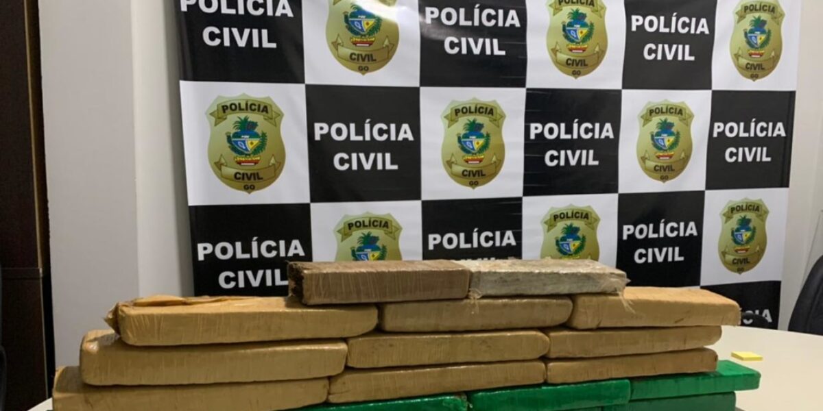 PCGO apreende 20 kg de maconha em Formosa