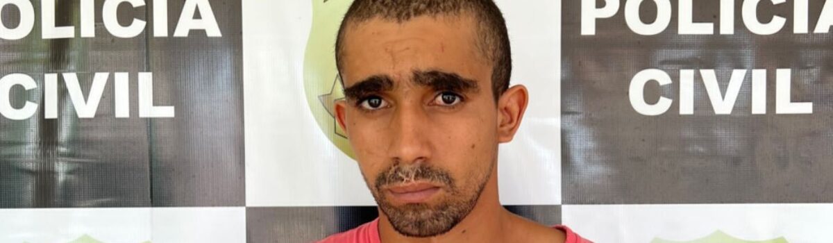 Preso homem que invadiu residência, roubou e desfigurou rosto de idosa em Doverlândia