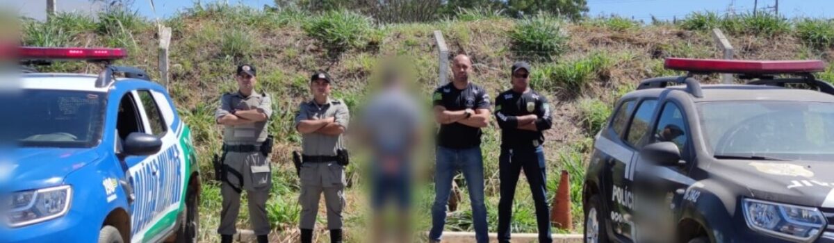 PC e PM prendem em flagrante homem que matou irmão, em Anápolis