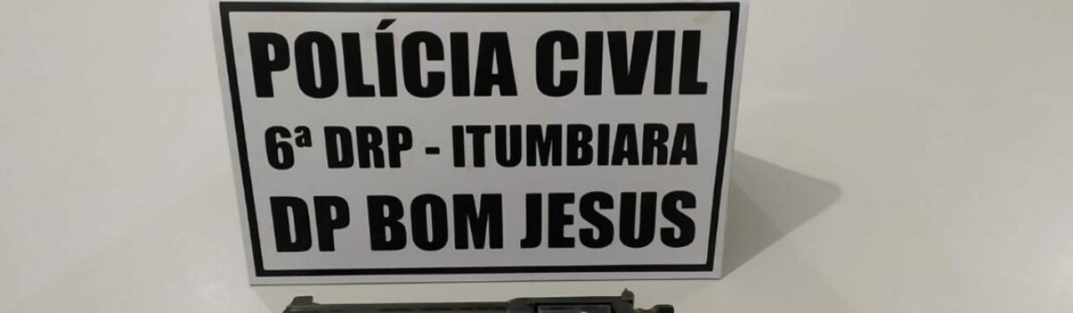 Homem é preso por porte ilegal em Bom Jesus de Goiás