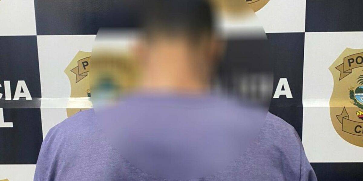 Preso em Morrinhos homem que agrediu esposa com cabo de rodo e facão
