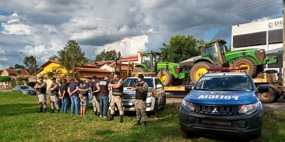 Operação conjunta prende 12 suspeitos de roubos de carga em Goiás