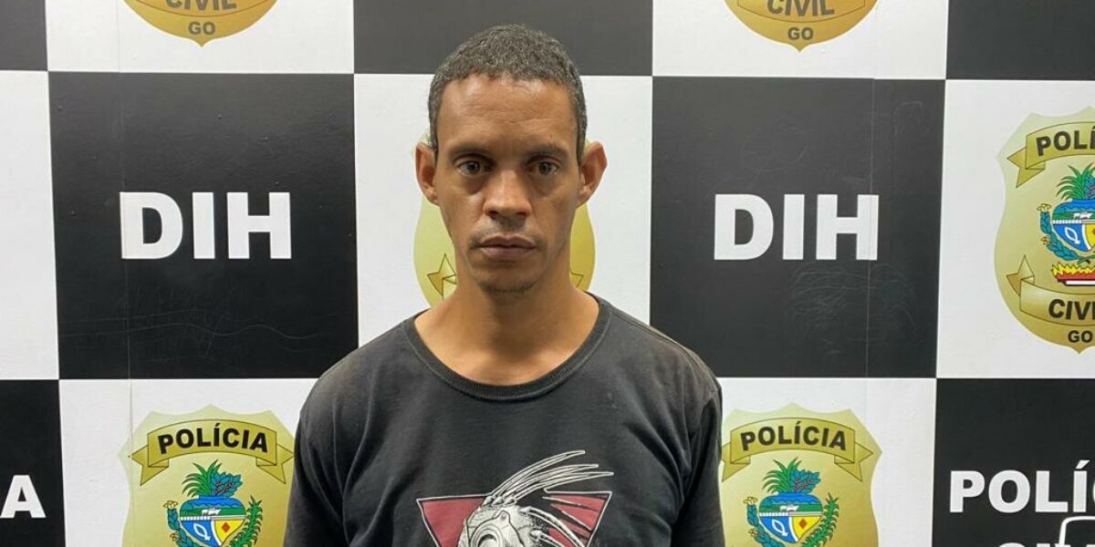 DIH prende em flagrante suspeito de bárbaro feminicídio ocorrido no Setor Aeroviário, em Goiânia