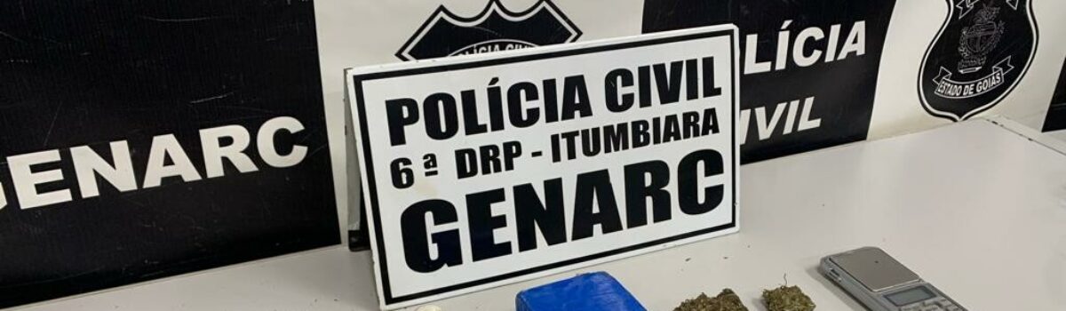 Jovem com deficiência é preso suspeito de tráfico de drogas em Itumbiara