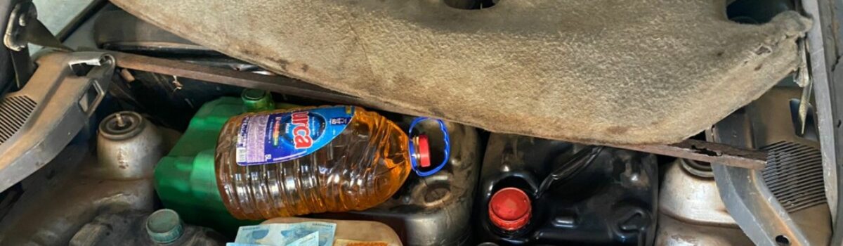 Homem é preso em Senador Canedo com 65 litros de combustíveis adquiridos para venda clandestina