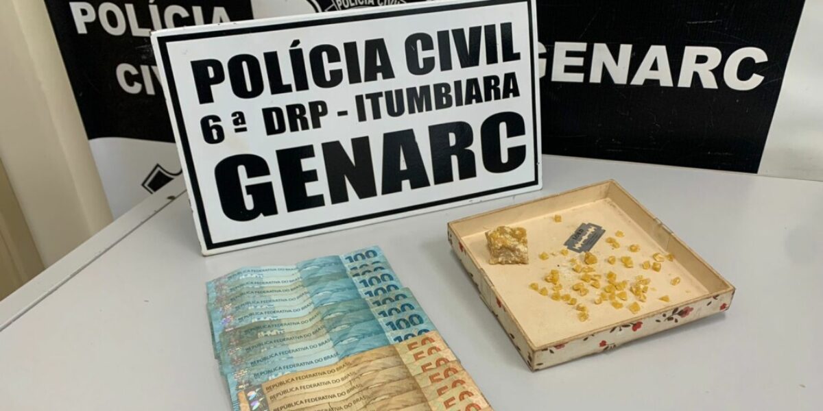 Adolescente é apreendido, pela segunda vez, quando fracionava drogas para revenda