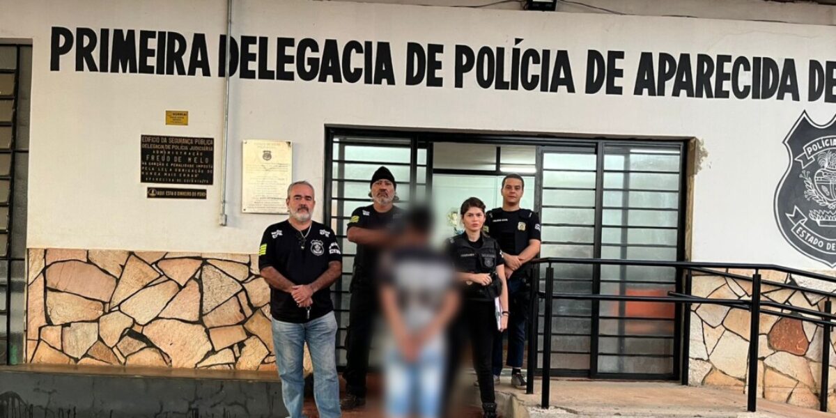 Homem é preso após roubar e agredir adolescentes, em Aparecida de Goiânia