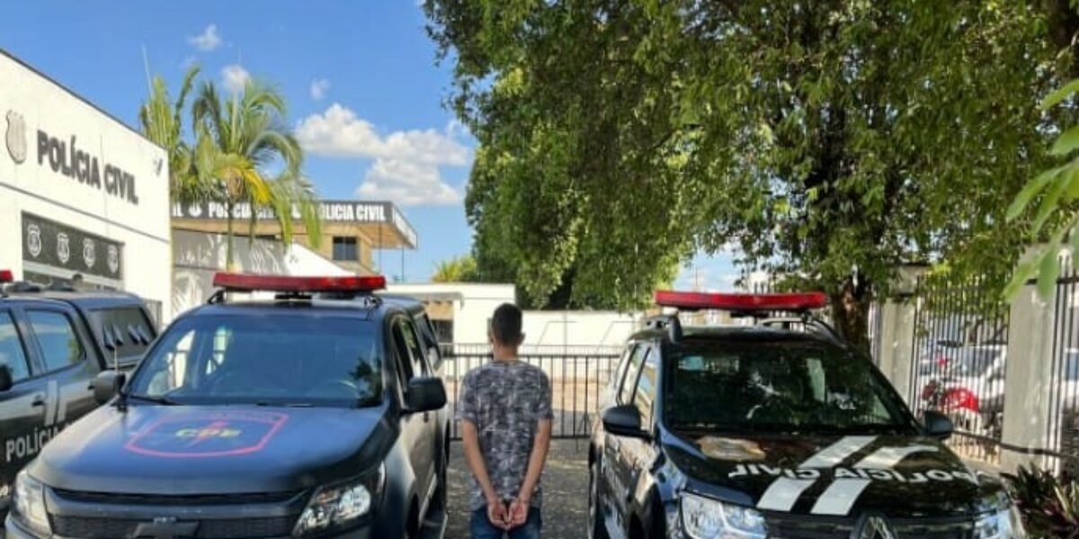 Ação integrada entre PCGO e PMGO prende suspeito de homicídio em Jaraguá