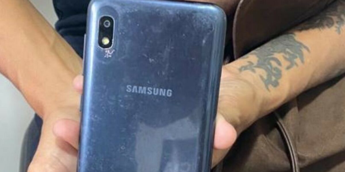 Celular roubado em 2020 é recuperado, em Jaraguá