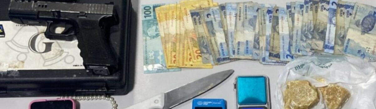 Presa, em Goianésia, mulher suspeita de tráfico de drogas