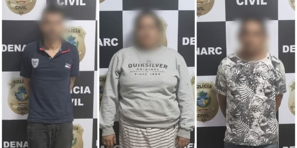 Prisões relacionadas a tráfico de drogas são feitas, em Goiânia