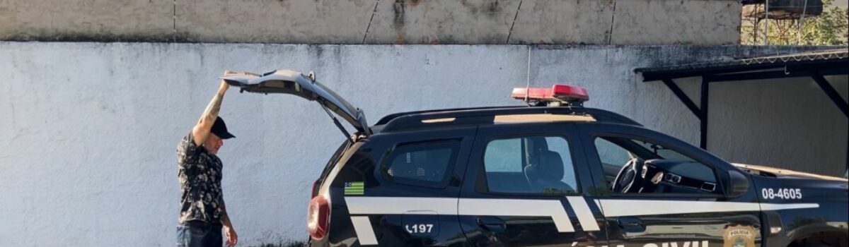 Polícia Civil prende suspeito de praticar vários furtos a residências do Jd. Novo Mundo